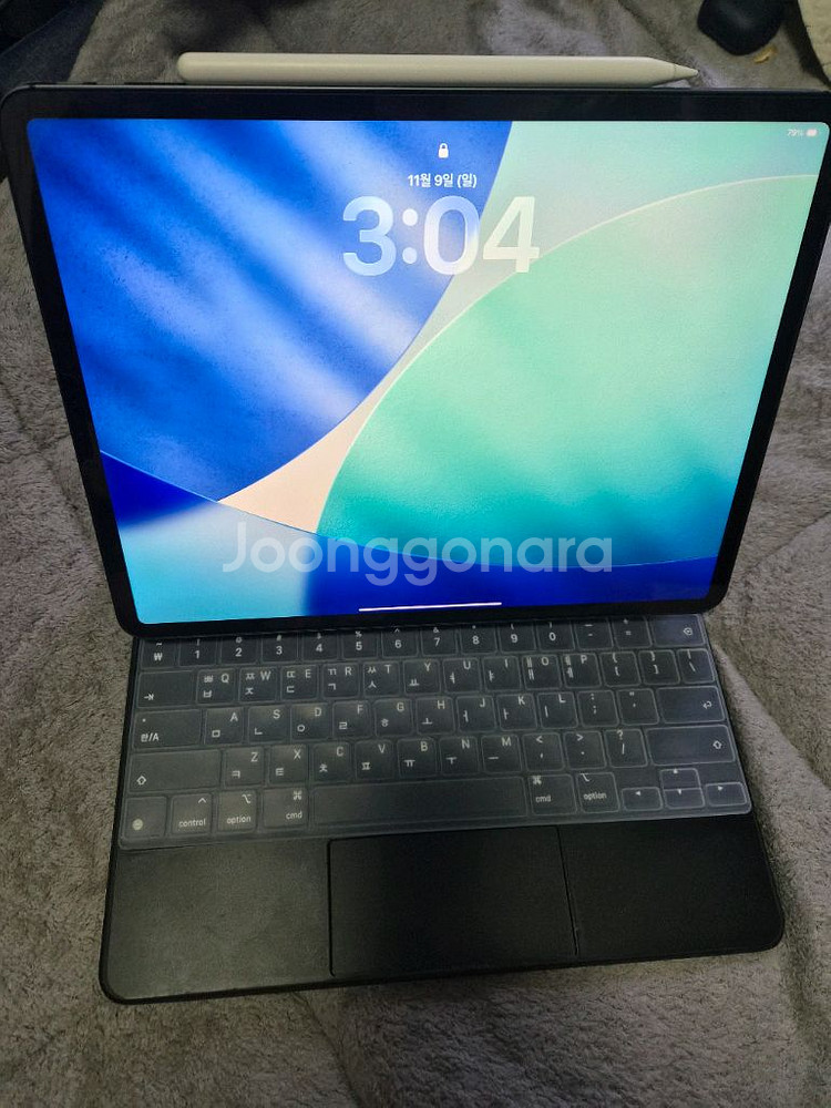 아이패드 프로 12.9 4세대 셀룰러 512GB + 정품 매직키보드 + 정품 애플펜슬 2세대 판매 합니다--0