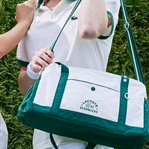 스타벅스 라코스테 멀티플백 그린 가방 프리퀀시 보스턴백 더플백