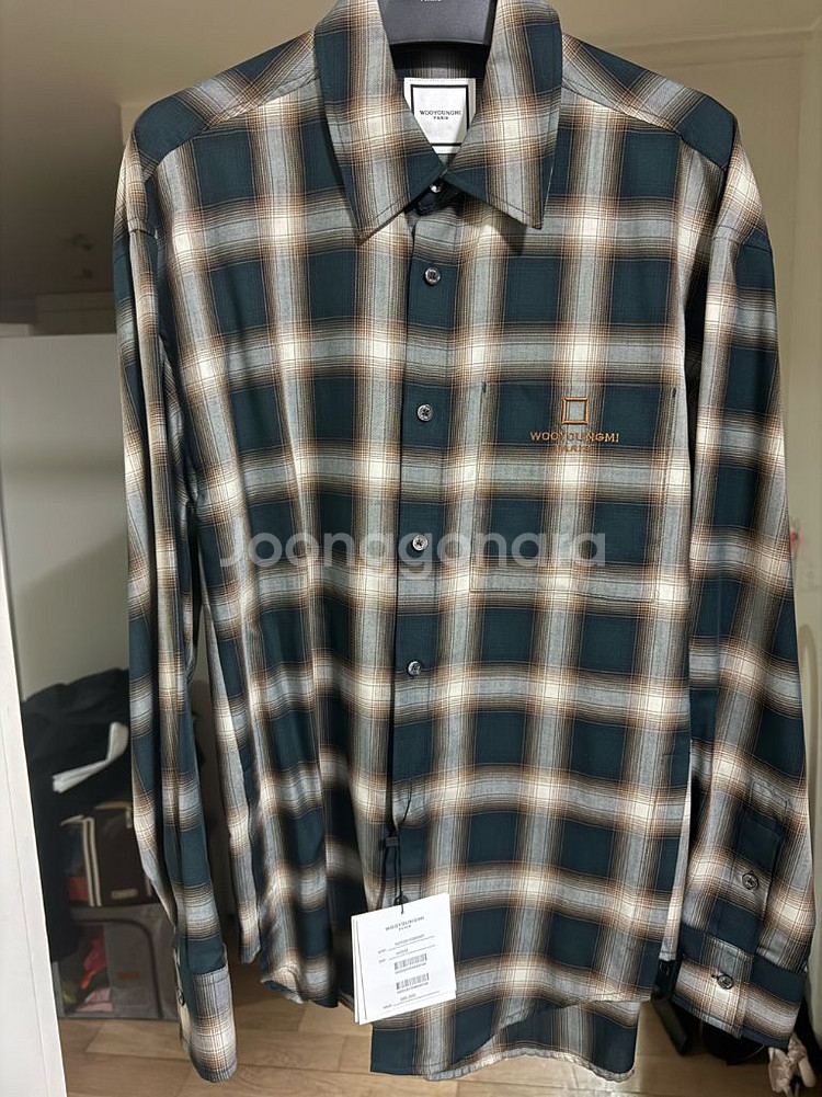 우영미 25FW 체크 셔츠(마지막 가격인하)--3