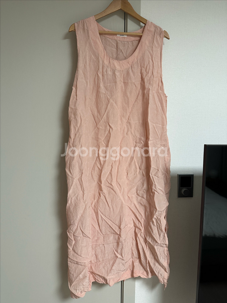 유노이아 크리즈 슬리브리스 드레스--6