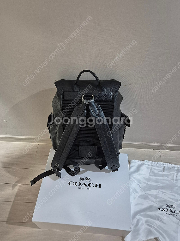 COACH 코치 가죽 백팩 남여공용 허드슨(정품, 풀세트) 투미, 만다리나덕, 쌤소나이트--1