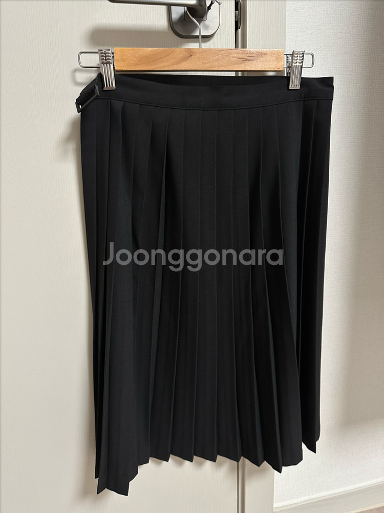 유노이아 플리츠 랩 스커트--4
