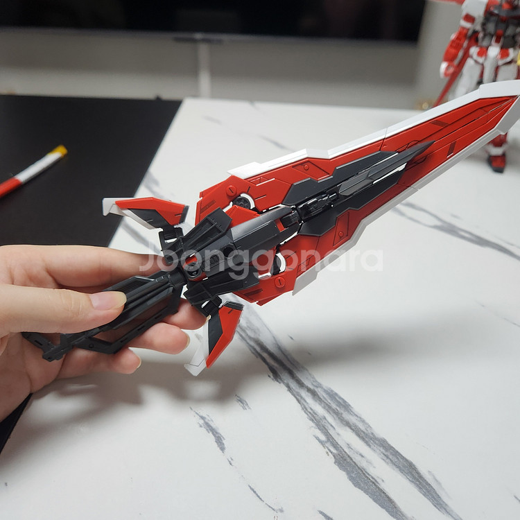 MG 아스트레이 레드프레임 카이 + 플라이트 유닛, 습식데칼--4