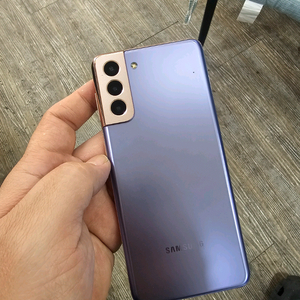 갤럭시 S21플러스 바이올렛 무잔상