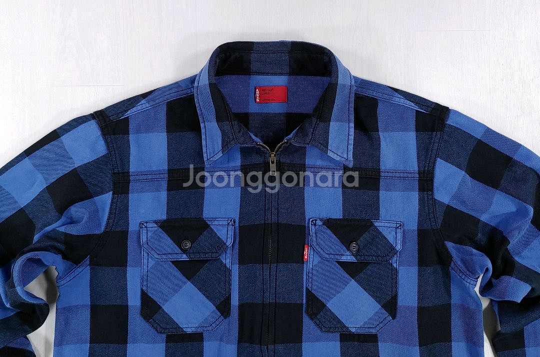 리바이스 집업 버팔로 체크셔츠 L--1