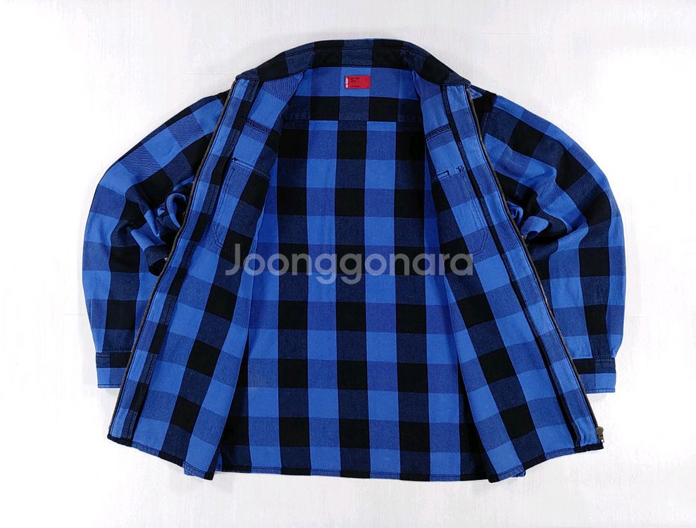 리바이스 집업 버팔로 체크셔츠 L--7