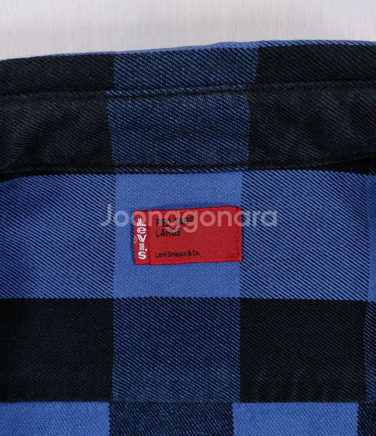 리바이스 집업 버팔로 체크셔츠 L--18