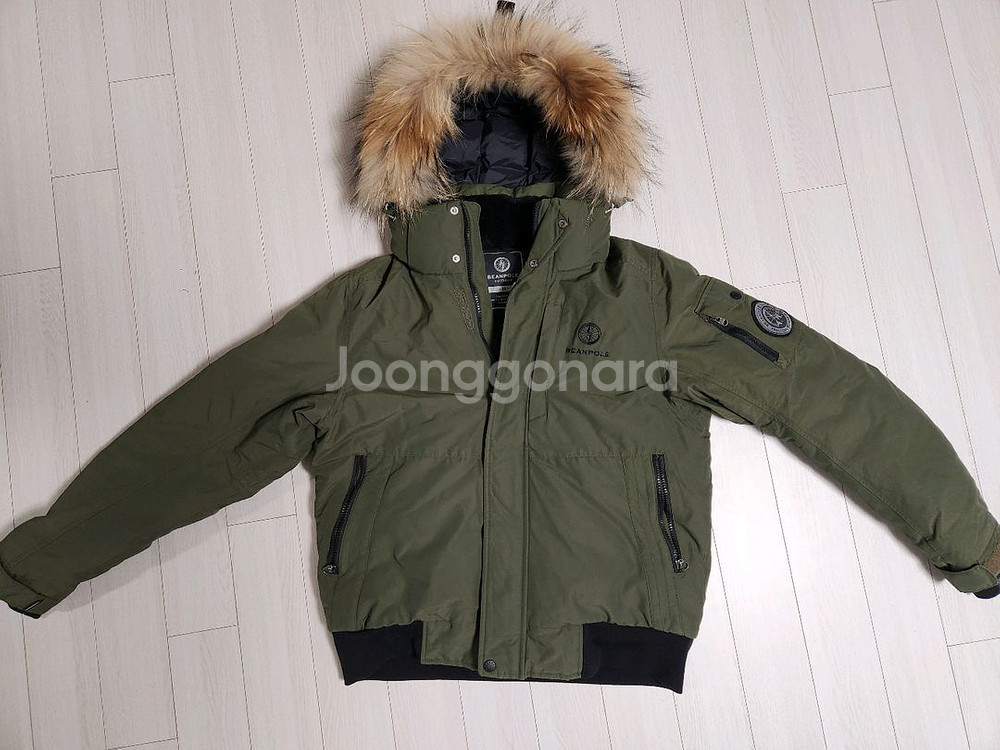 빈폴아웃도어 보머 도브 다운 (BO6X38D09H, 카키)사이즈M모자털 탈부착가능모자 탈부착가능해요지퍼에 줄이 있었--10