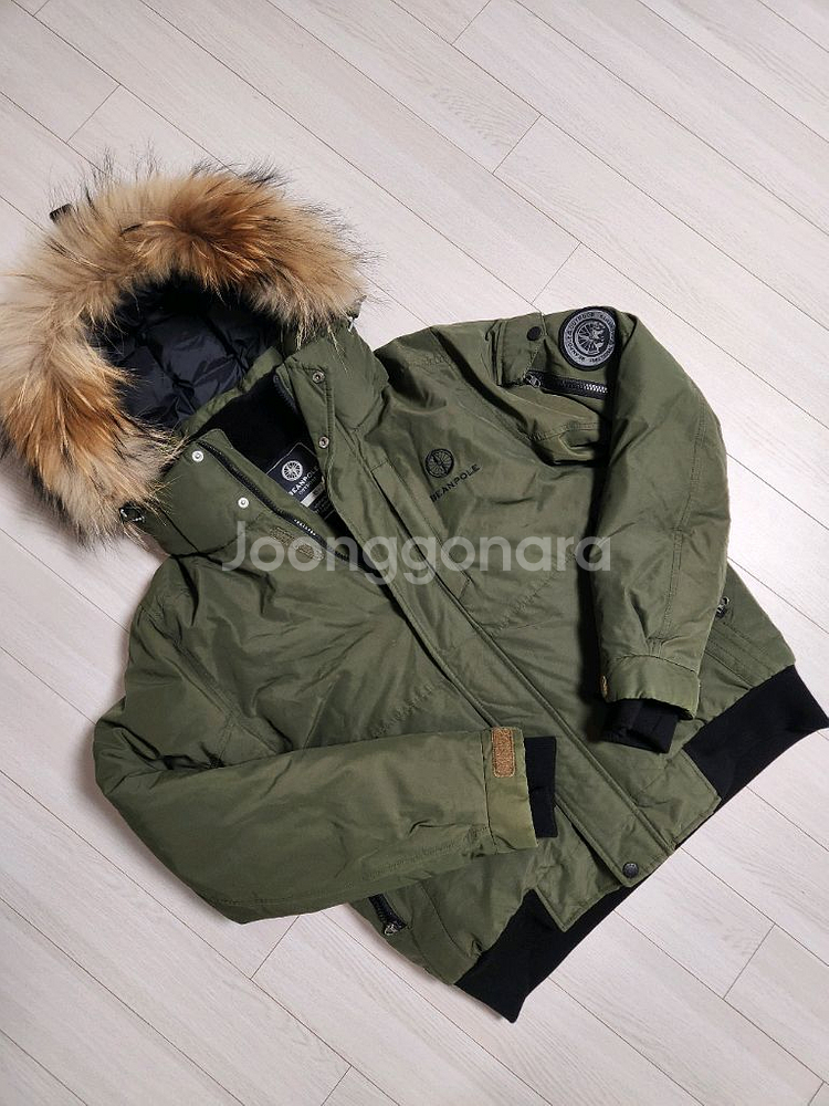 빈폴아웃도어 보머 도브 다운 (BO6X38D09H, 카키)사이즈M모자털 탈부착가능모자 탈부착가능해요지퍼에 줄이 있었--11