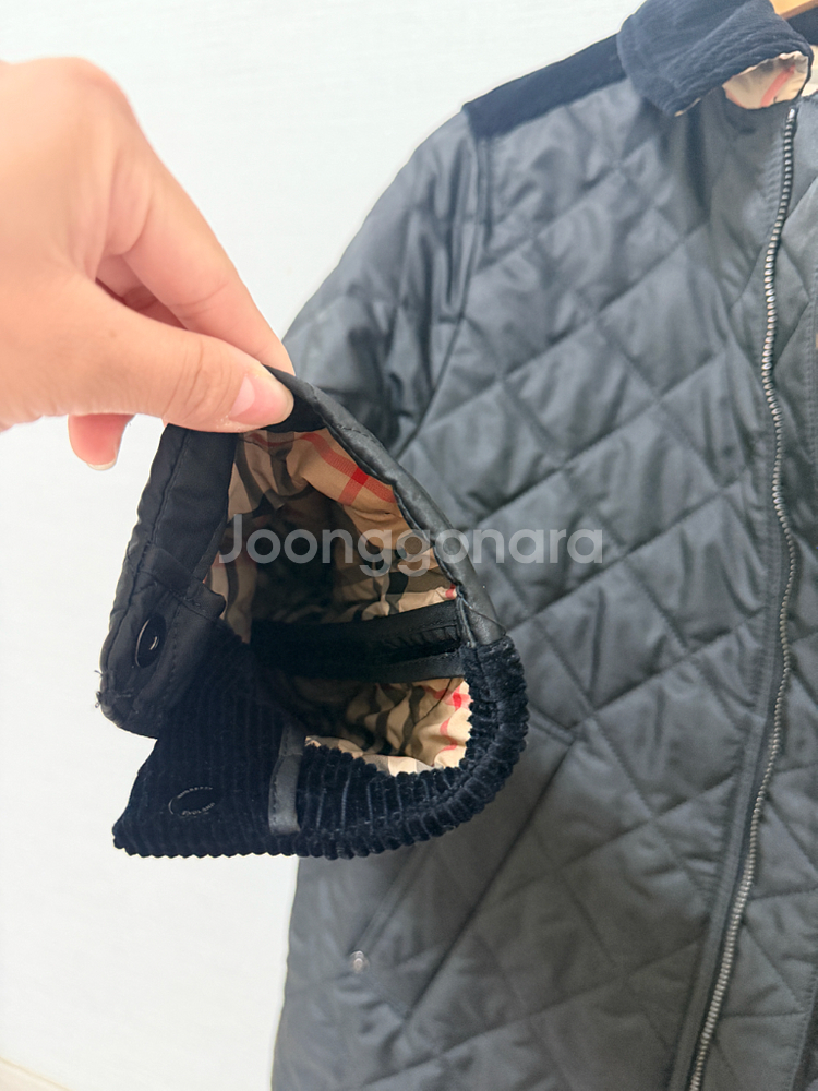 버버리 퀼팅 자켓 14Y--2