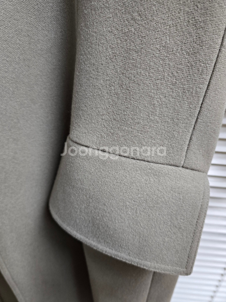 엘무드(LMOOD) 터틀 하프 코트 트윌 그린 46 Size--4