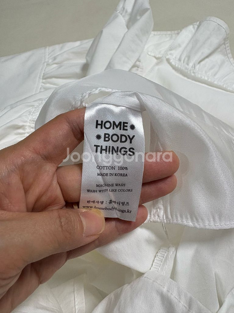 홈바디띵즈x빅토리아 프릴 스커트 택달린 새상품 화이트1사이즈--3