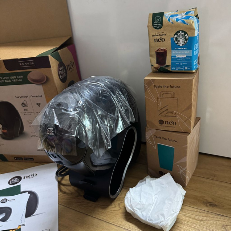 신상 돌체구스토 네오 커피머신 블랙 (+스벅캡슐포함) 이미지