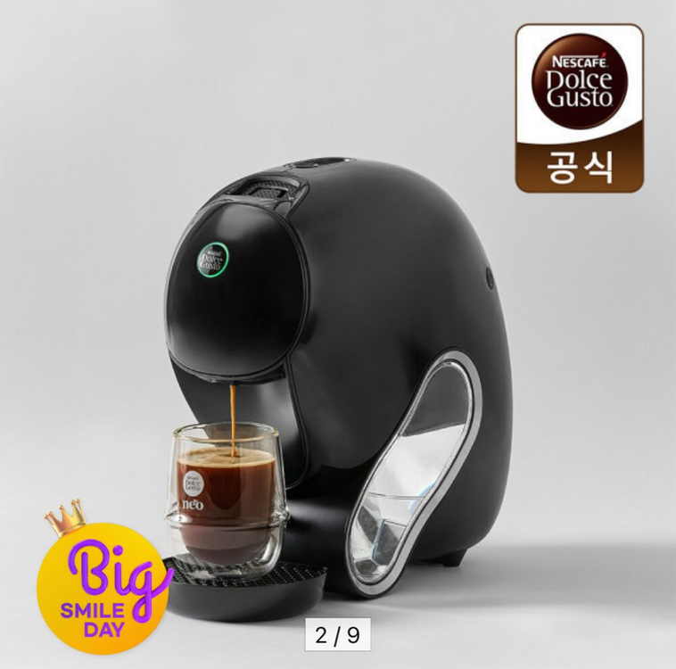 신상 돌체구스토 네오 커피머신 블랙 (+스벅캡슐포함) 이미지
