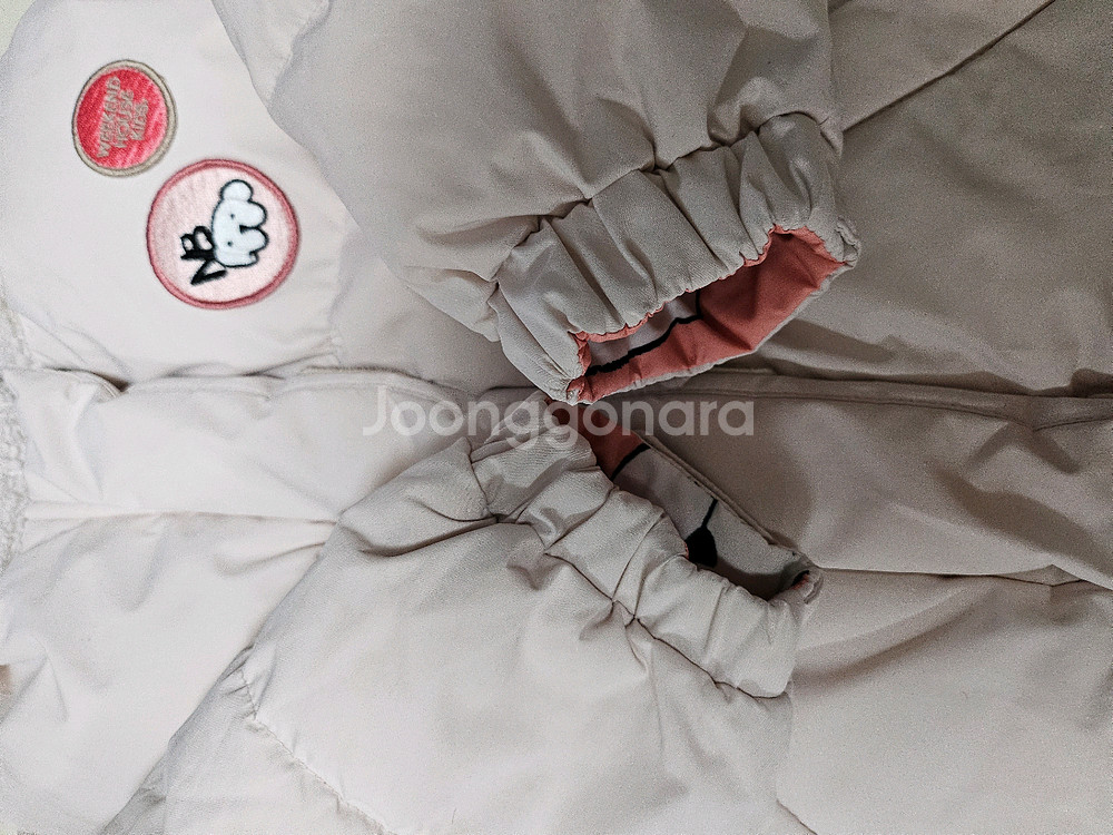 뉴발란스 키즈 양면 패딩 110 택포--1