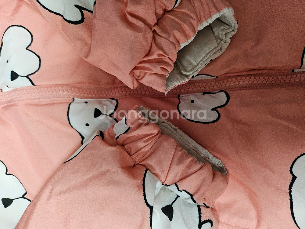 뉴발란스 키즈 양면 패딩 110 택포--3