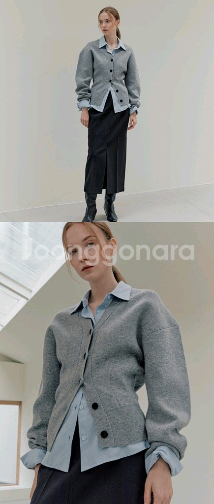 LMT 더베이지스 스프링 란느 자켓 가디건--3