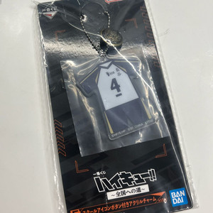 하이큐 쿠지 F상 단추 아크릴 키링 보쿠토