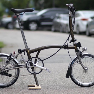 [희귀] Brompton S6L-X Black Lacquer / SON Dynamo Edelux II