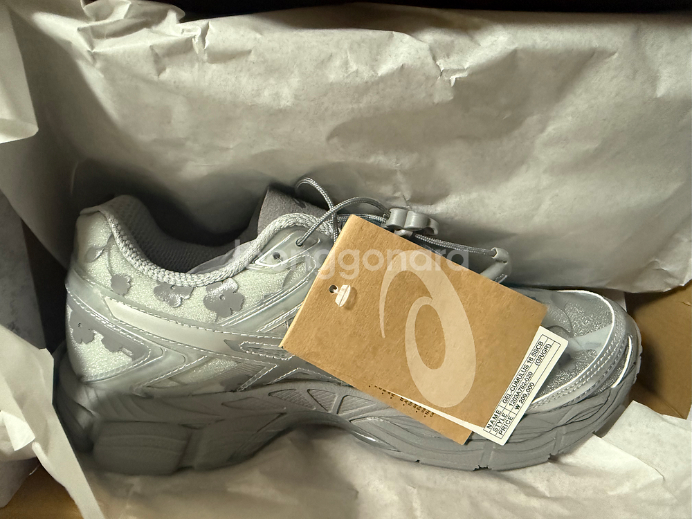 아식스 세실리아 반센 젤 큐물러스 16 그레이 새상품--0