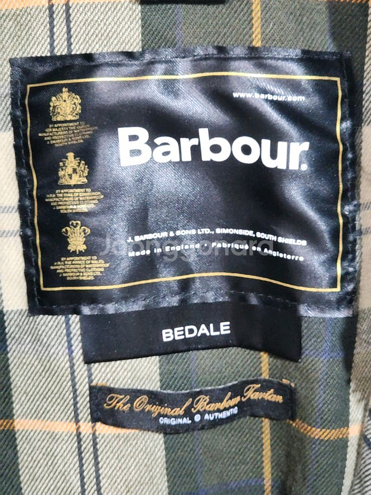 (S) 바버 비데일 왁스자켓 세이지 왁싱점퍼 영국판--2