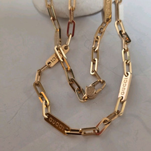 18k핑크골드 클립 목걸이