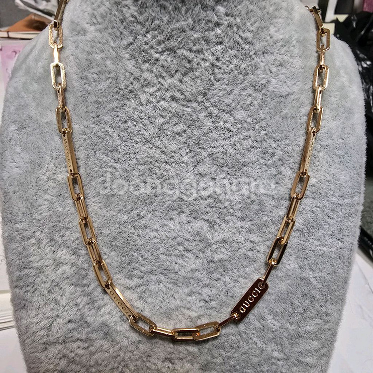 18k핑크골드 클립 목걸이--9