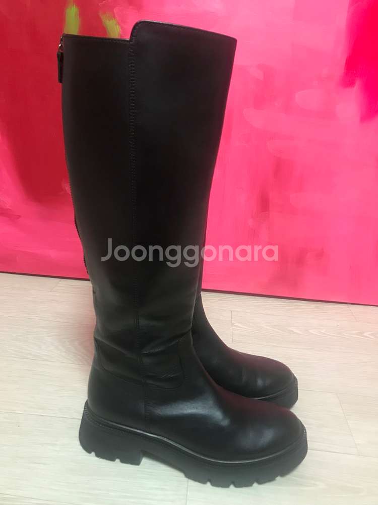 가버 컴포트가죽쿠션 롱부츠250. 새상품 250사이즈 누오보플랫--0