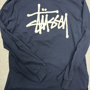 Stussy 스투시 네이비 긴팔 티셔츠 L