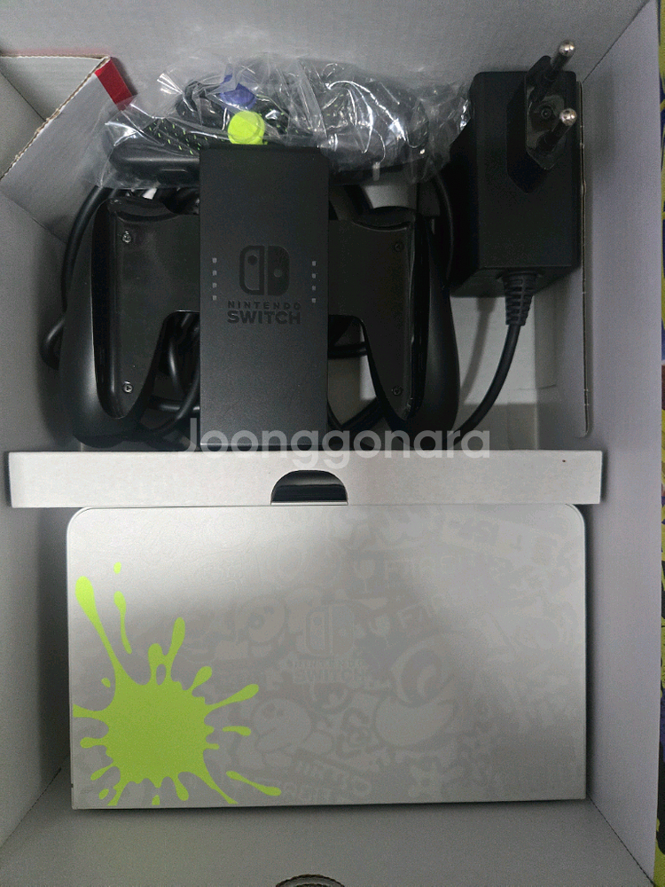 닌텐도 스위치 OLED 스플래툰3 에디션 풀박스팝니다~~--2