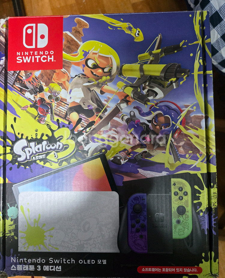 닌텐도 스위치 OLED 스플래툰3 에디션 풀박스팝니다~~--0