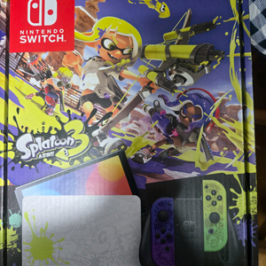 닌텐도 스위치 OLED 스플래툰3 에디션 풀박스팝니다~~