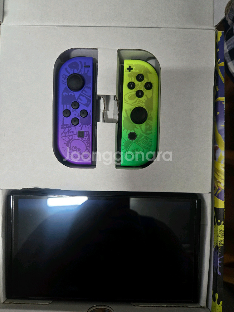 닌텐도 스위치 OLED 스플래툰3 에디션 풀박스팝니다~~--1