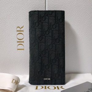 [풀구성]디올 오블리크 버티컬 장지갑 블랙