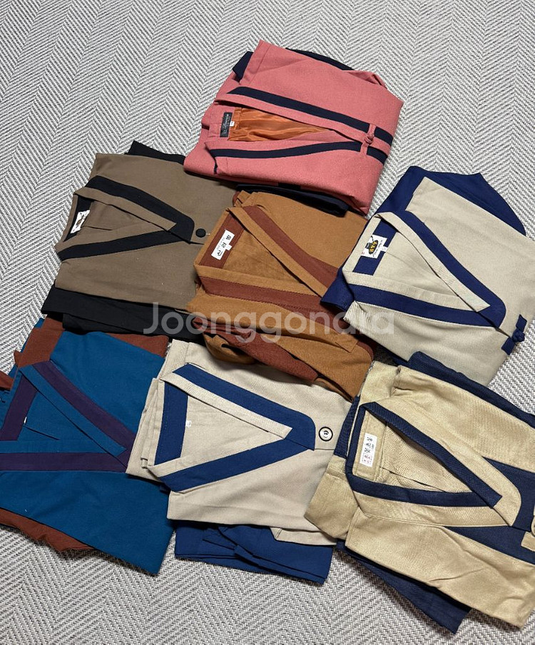 남자 생활한복 100사이즈 7세트 일괄판매--0