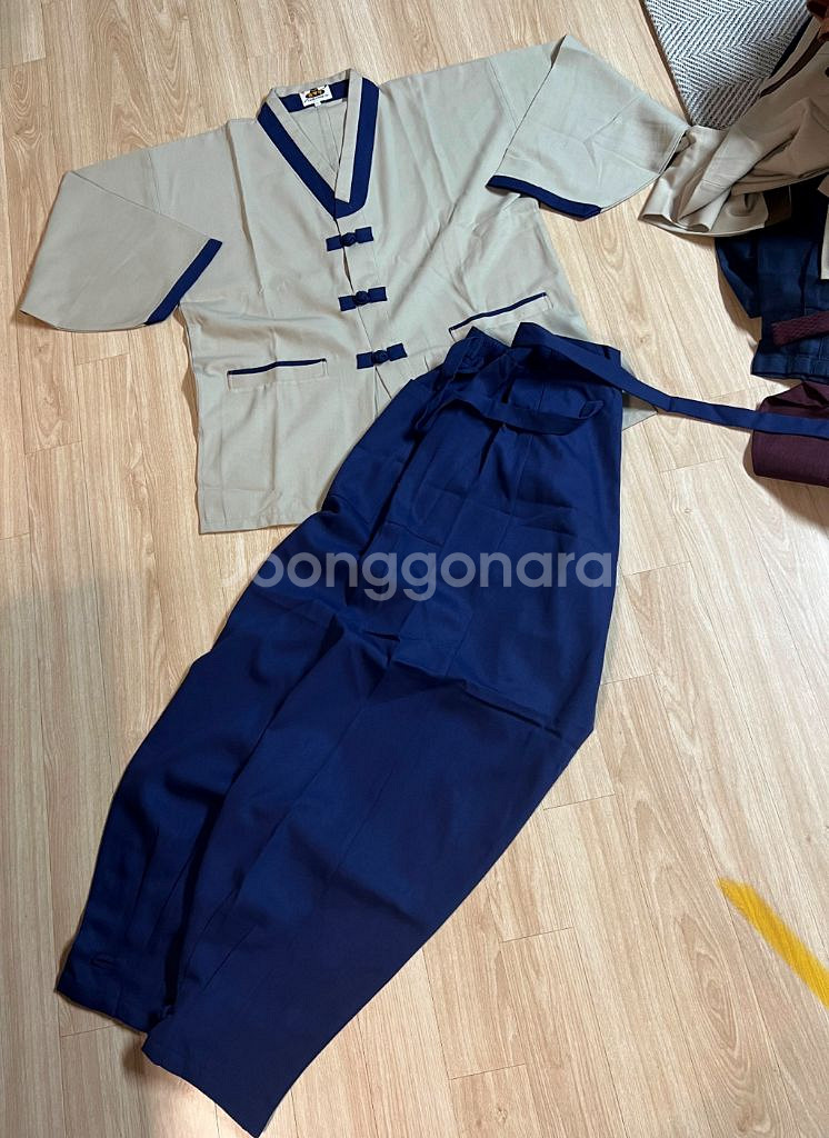 남자 생활한복 100사이즈 7세트 일괄판매--7