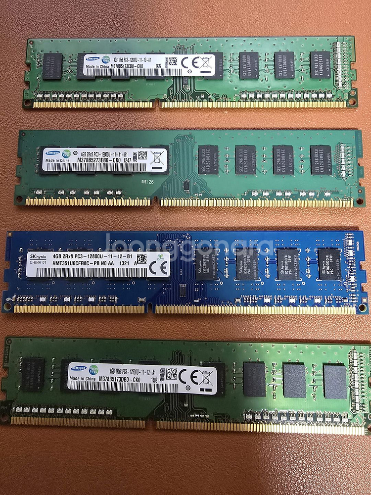 PC용 DDR3 4G 램 4개 (16G) 팝니다--0