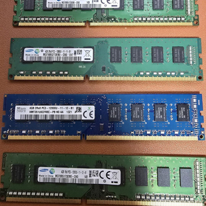 PC용 DDR3 4G 램 4개 (16G) 팝니다