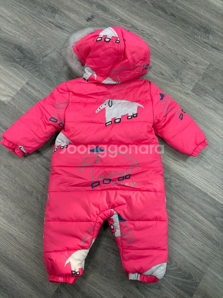 유아 아기 밀크마일 우주복패딩 택달린 새상품(80)--1