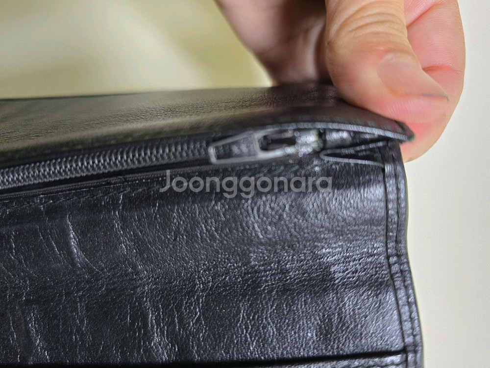 (정품) 블랙디올 가죽 장지갑 남녀공용--3