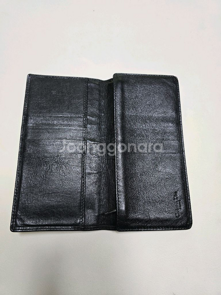 (정품) 블랙디올 가죽 장지갑 남녀공용--2