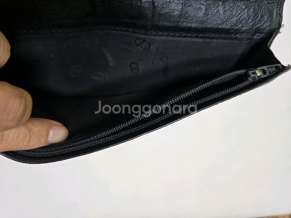 (정품) 블랙디올 가죽 장지갑 남녀공용--6