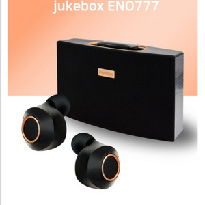 쥬크박스 ENO777 블루투스 무선이어폰,에어우퍼스피커 보조배터리겸용