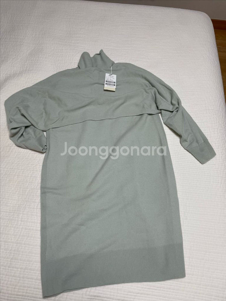 르베이지 니트 원피스--1