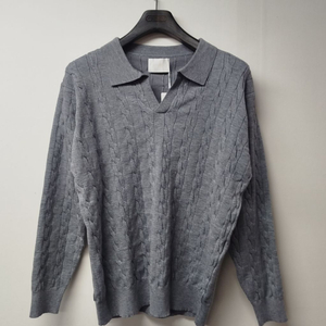 새제품 105~110 남자니트 겨울니트 오픈카라니트