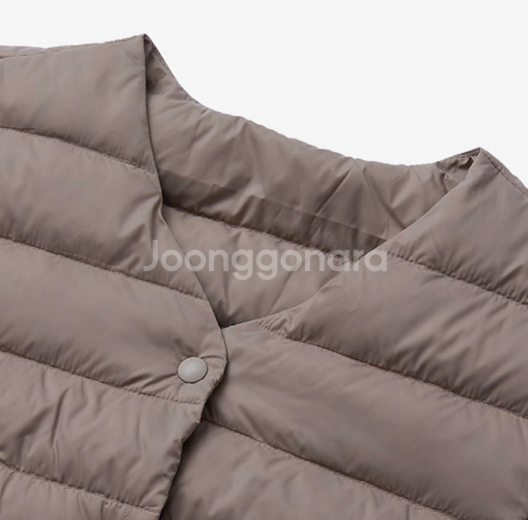 새상품) 여성 경량구스 롱패딩조끼 다운점퍼 LOSSOM--1