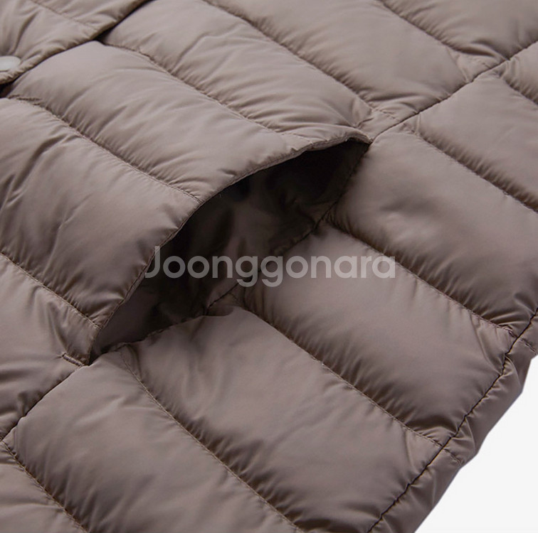 새상품) 여성 경량구스 롱패딩조끼 다운점퍼 LOSSOM--3