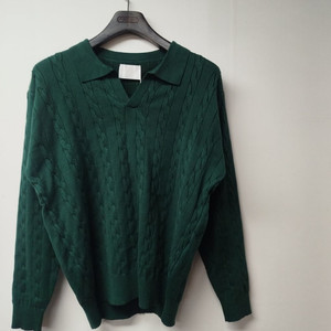 새제품 105~110 남자니트 겨울니트 오픈카라니트