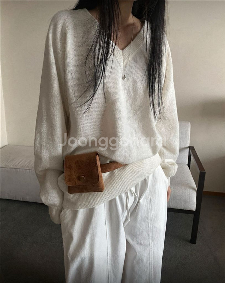 <새상품> 브이넥 니트 9color--4