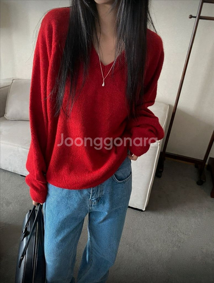 <새상품> 브이넥 니트 9color--2